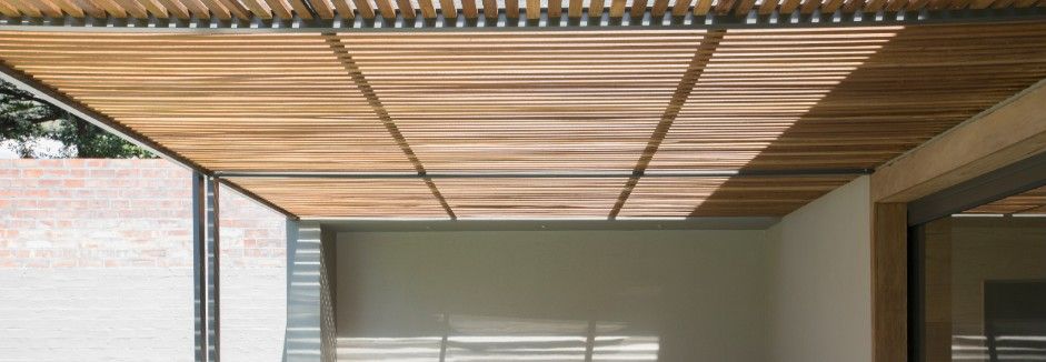 Terrassendach aus Holz